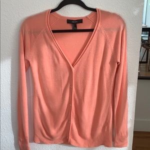 FOREVER 21 - cardigan peach color, small